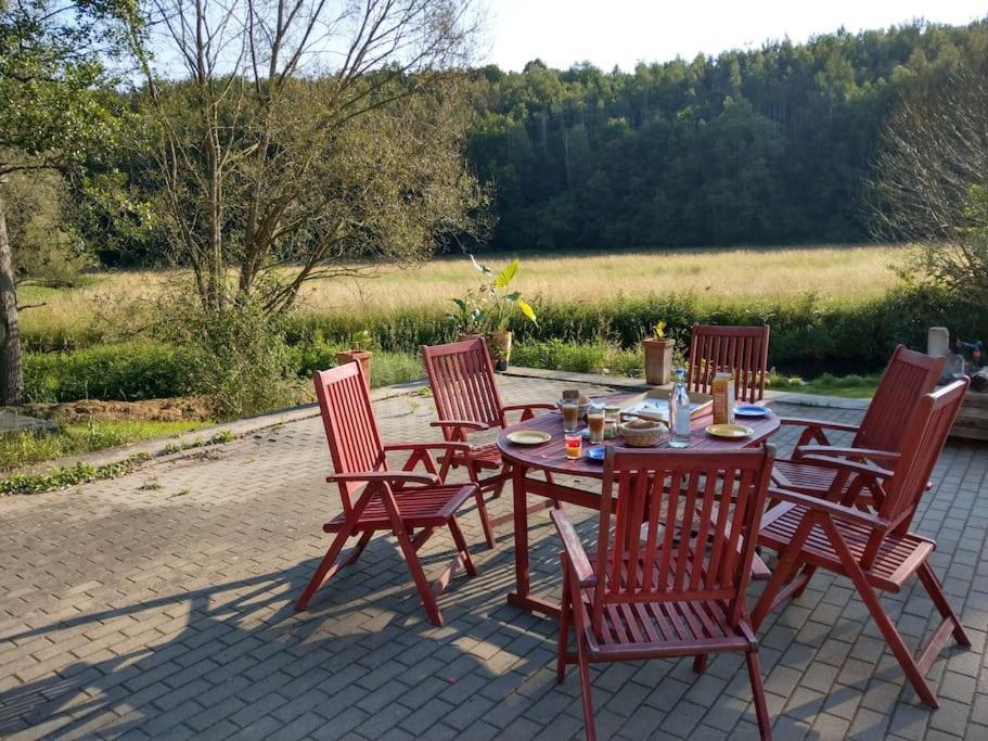 Wald-Apartment Limabach - Oberfrohna Exterior foto